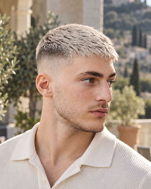 French Crop with High Fade