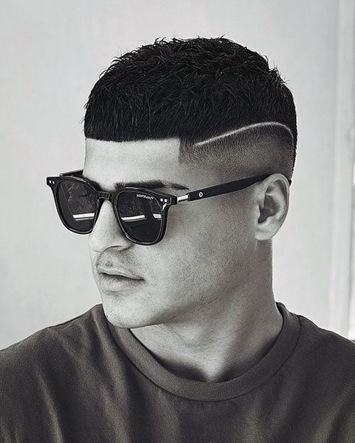 French Crop with Mid Fade