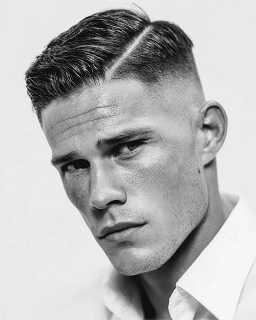 Hard Side Part with High Skin Fade