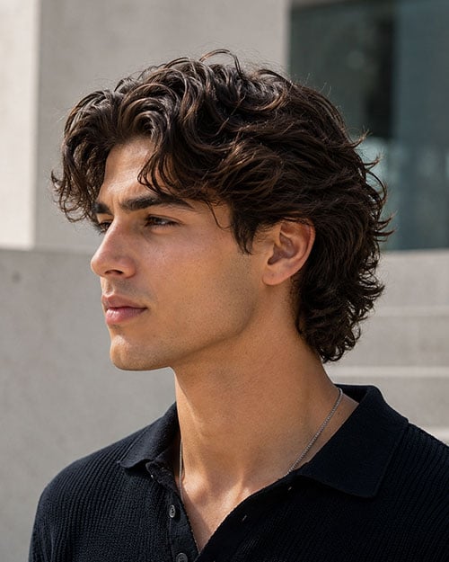 Layered Flow Men's Haircut
