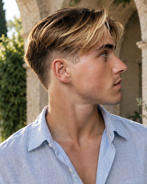 Middle Part Undercut