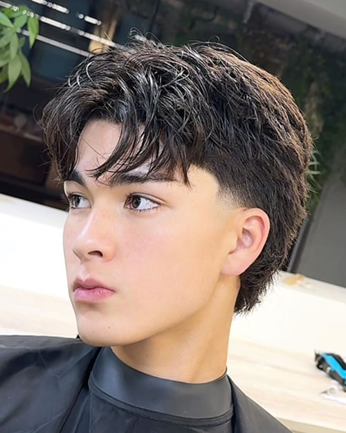 Textured Middle Part