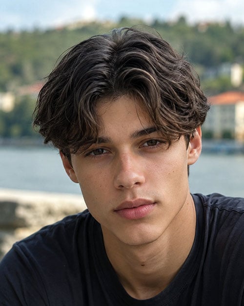 Textured Middle Part