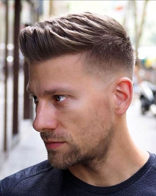 Textured Quiff Fade